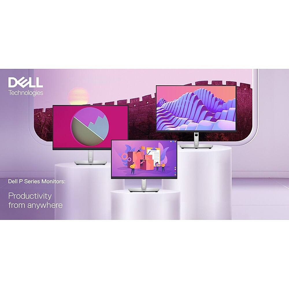 Alt View 24. Dell - 23.8" LCD FHD Monitor (DisplayPort,USB, HDMI) - Black, Silver.