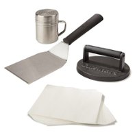 Cuisinart - Smashed Burger Kit - Stainless Steel/Cast Iron - Angle_Zoom