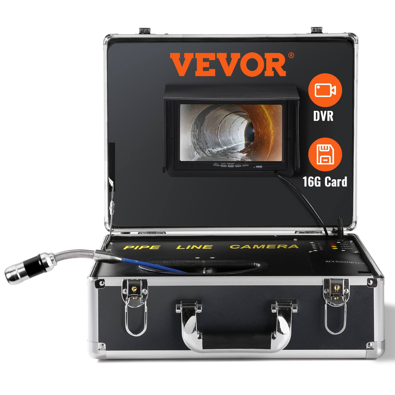 VEVOR DVR 16G Card PIPE LINE CAMERA ACCESSORIES