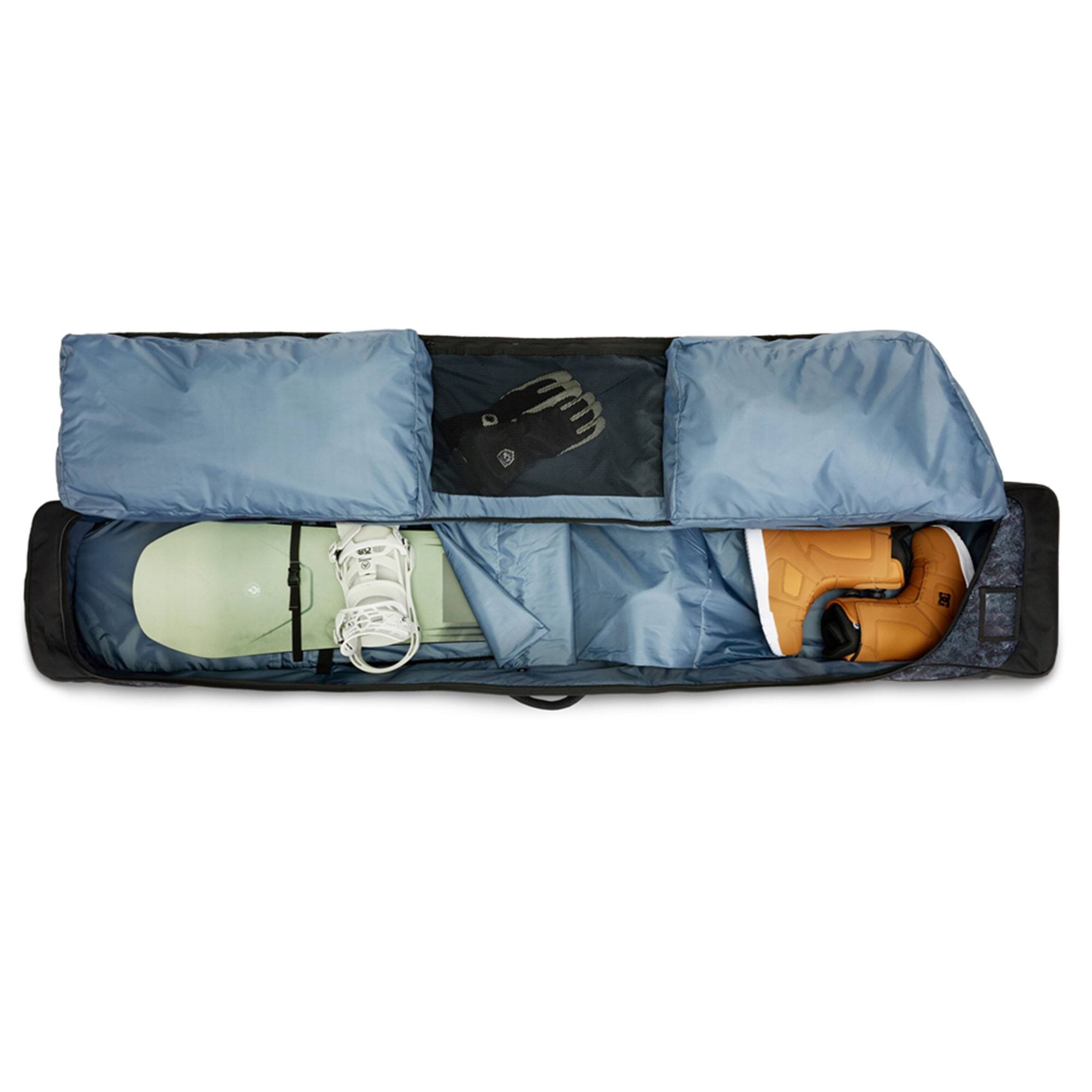 Alt View 8. Sportube - Sportube Prospector XL Ski and Snowboard Bag with Wheels and Removable Dividers - Graphite Topo.