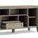 Alt View 3. Simpli Home - Warm Shaker 72W Low TV Stand with Drawers, Doors and Cubbies - Distressed Gray.