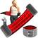 Front. LifePro - LifePro Red Light Therapy Belt with 660nm and 850nm Infrared for Body Pain Relief and Wellness - Grey.
