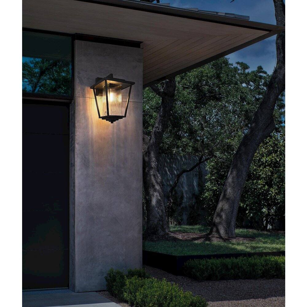 Alt View 4. Elegant Lighting - York 7 inch Outdoor Pendant in Black - Black.