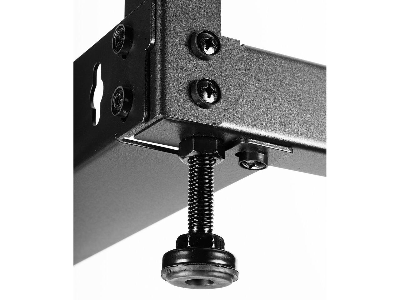 Alt View 6. Rosewill - Rosewill 15U Open Frame Rack, 19" 20" Depth, Floor/Wall Mount for Servers & AV - RSWR-15U001 - Black.