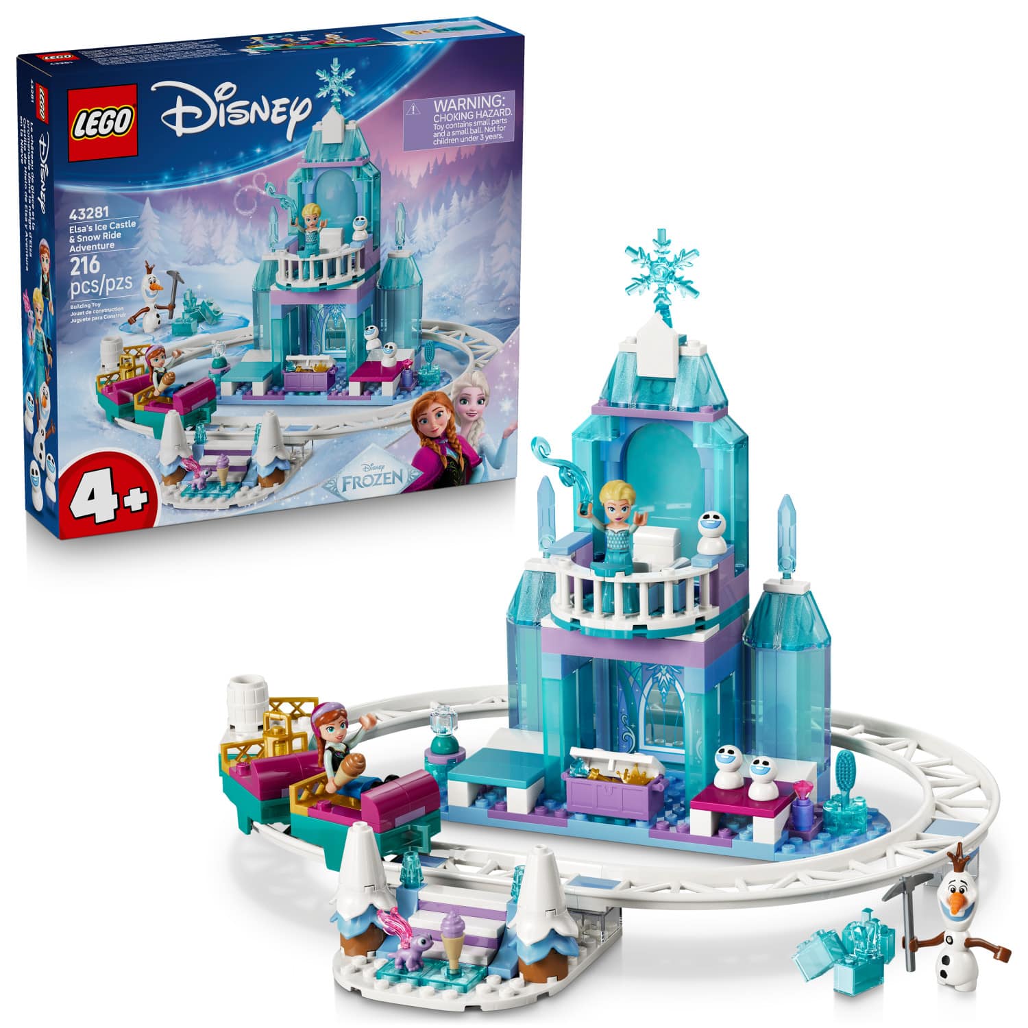 LEGO - Disney Frozen Elsa’s Ice Castle & Snow Ride Adventure 43281 price history on PriceWatchPro