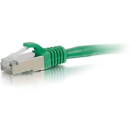C2G - 35ft Cat6 Snagless Shielded (STP) Network Patch Cable - Green