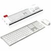 Front. Macally - Macally Bluetooth Keyboard and Mouse for Mac - Scissors Wireless Bluetooth Keyboard - 110 Key - Aluminum - Wireless - Macaron.