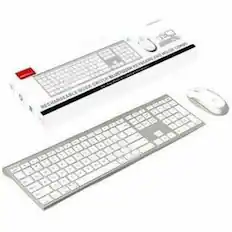 Front. Macally - Macally Bluetooth Keyboard and Mouse for Mac - Scissors Wireless Bluetooth Keyboard - 110 Key - Aluminum - Wireless - Macaron.