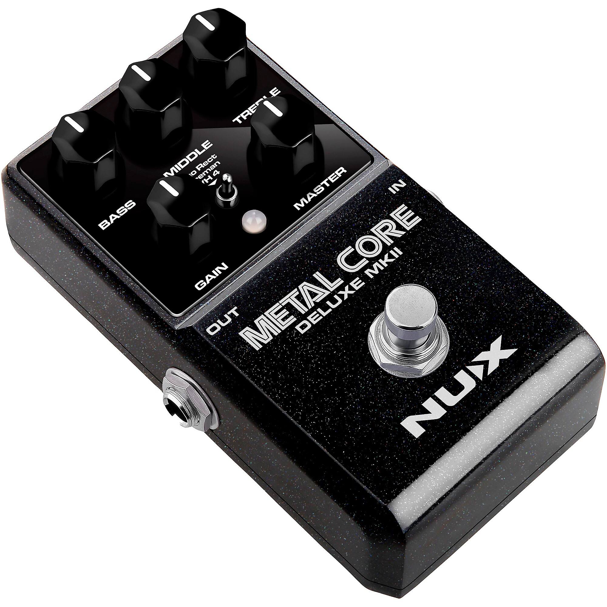 NUX METAL CORE DELUXE MKII

- BASS
- MIDDLE
- GAIN
- MASTER
- OUT
- IN