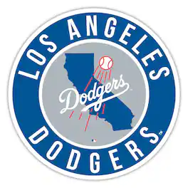 Fan Creations - Los Angeles Dodgers 15" State Circle Sign - Multicolor