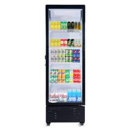 Koolmore - 23 in. One Glass Door Commercial Display Merchandiser Refrigerator Cooler, ETL Listed, 10 cu. ft - Black