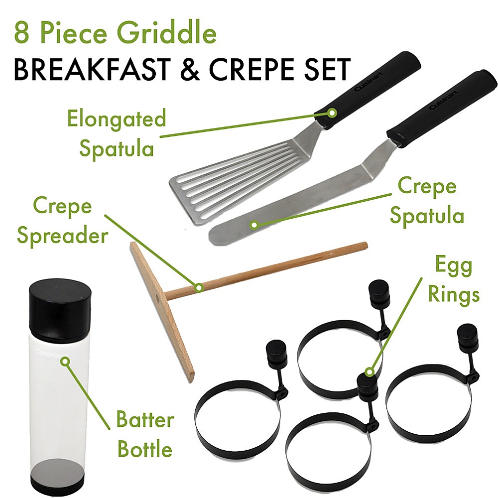2 Pieces Crepe Spreader And Spatula Set Cookware Egg Pie Scraper For Dining  Room