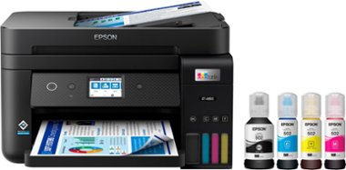 Epson - EcoTank ET-4850 All-in-One Supertank Inkjet Printer - Black - Front_Zoom