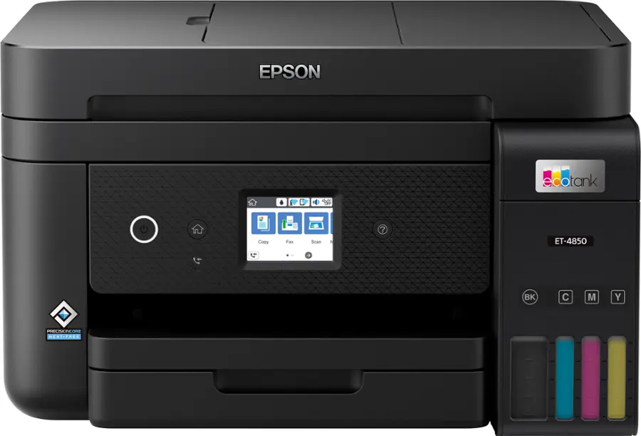 Alt View 14. Epson - EcoTank ET-4850 All-in-One Supertank Inkjet Printer - Black.