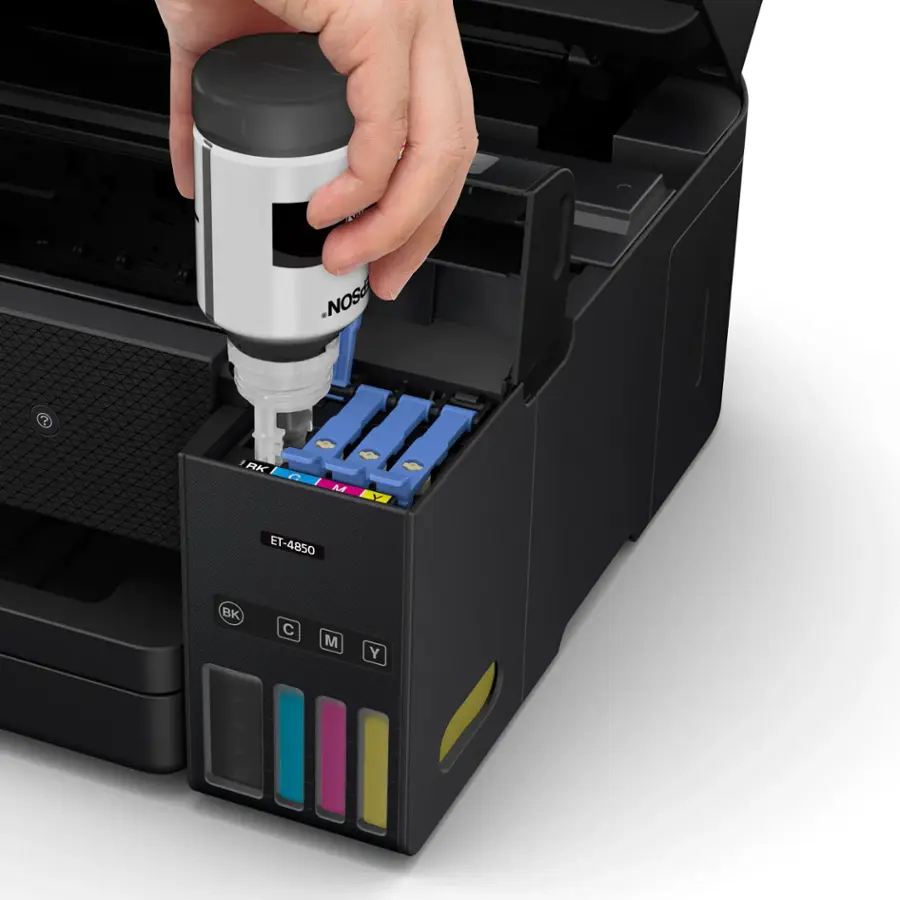 Alt View 18. Epson - EcoTank ET-4850 All-in-One Supertank Inkjet Printer - Black.