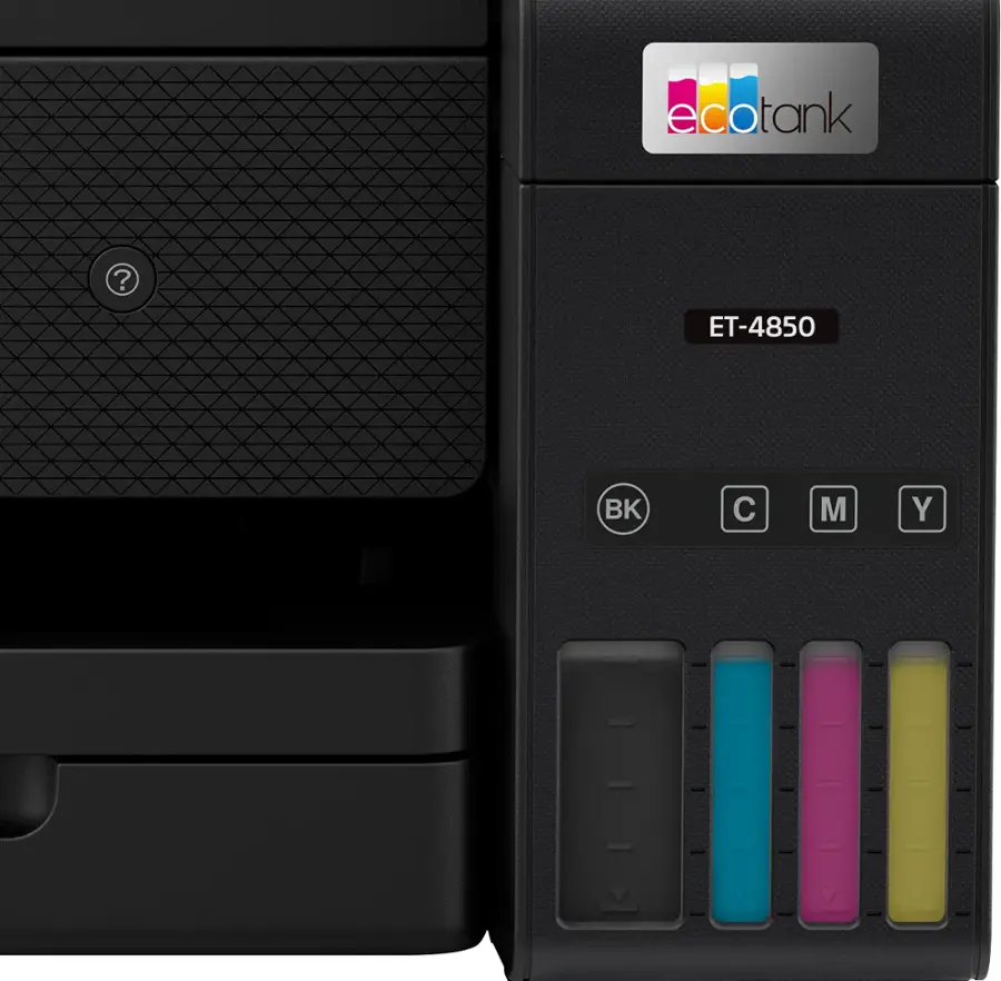 Alt View 25. Epson - EcoTank ET-4850 All-in-One Supertank Inkjet Printer - Black.