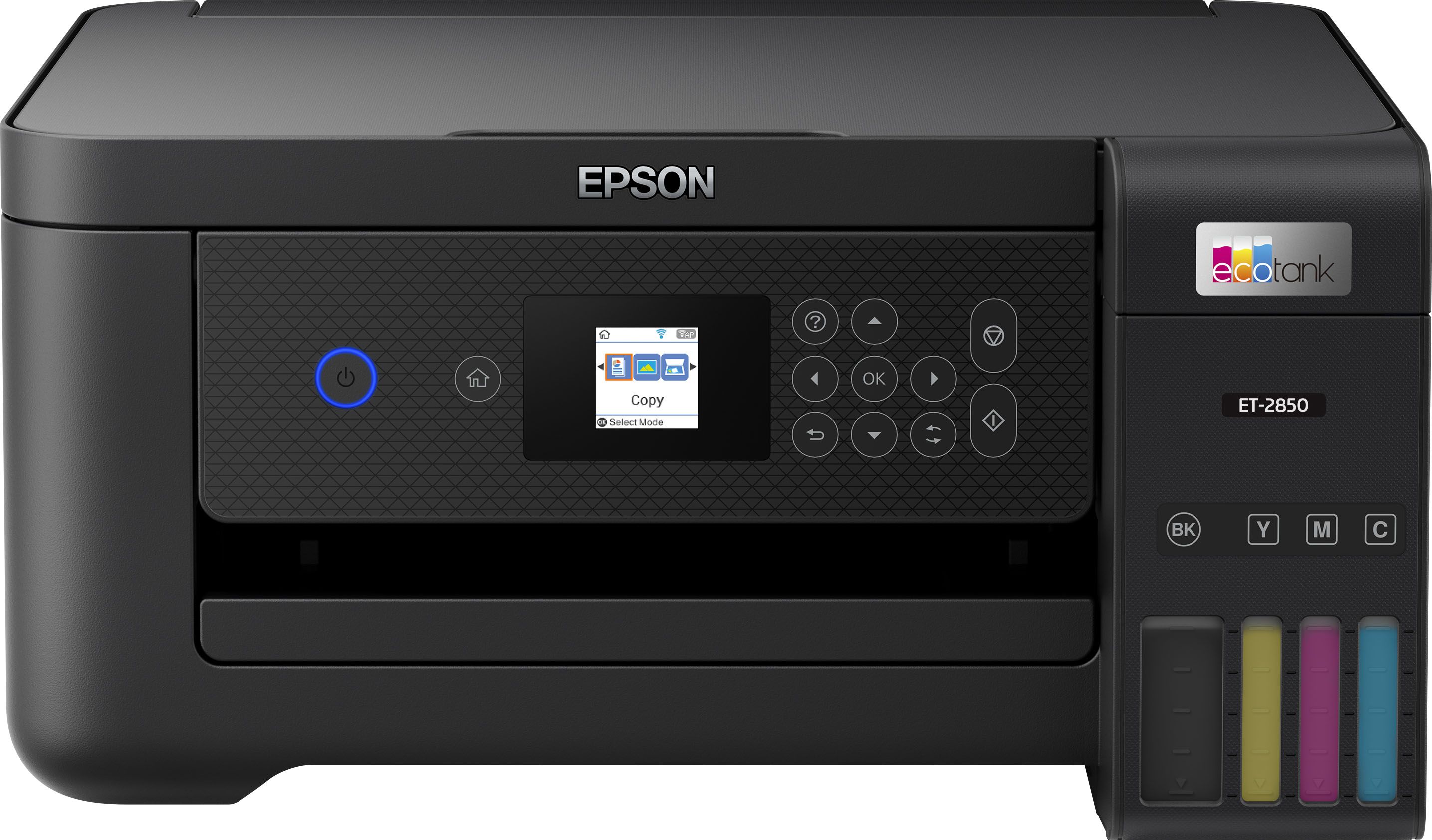 Epson EcoTank ET-2850, Imprimante multifonction Noir, Jet d'encre,  Impression couleur, 5760 x 1440 DPI, Copie couleur, A4, Noir