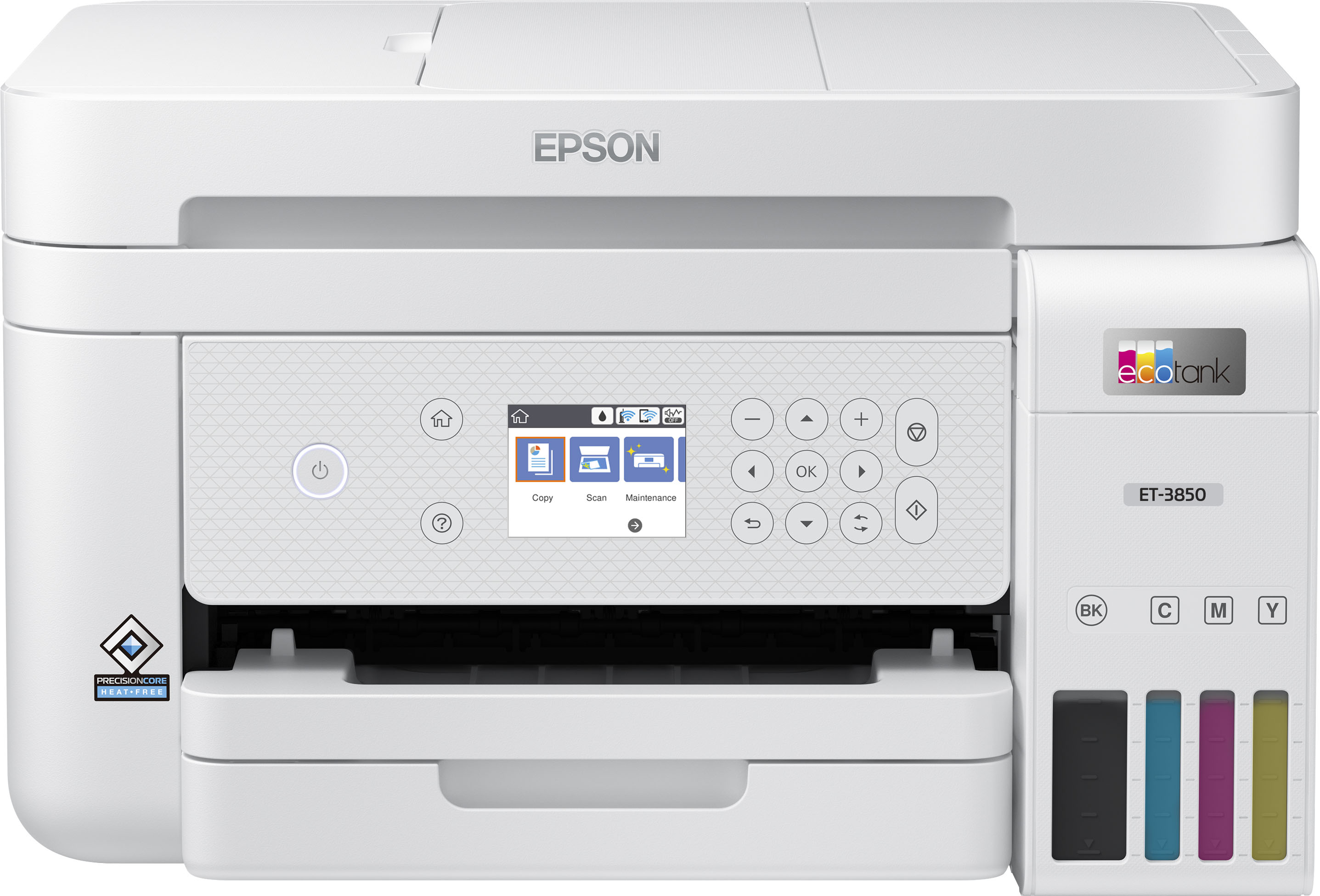 eindpunt vertalen patroon Epson EcoTank ET-3850 All-in-One Supertank Inkjet Printer C11CJ61201 - Best  Buy