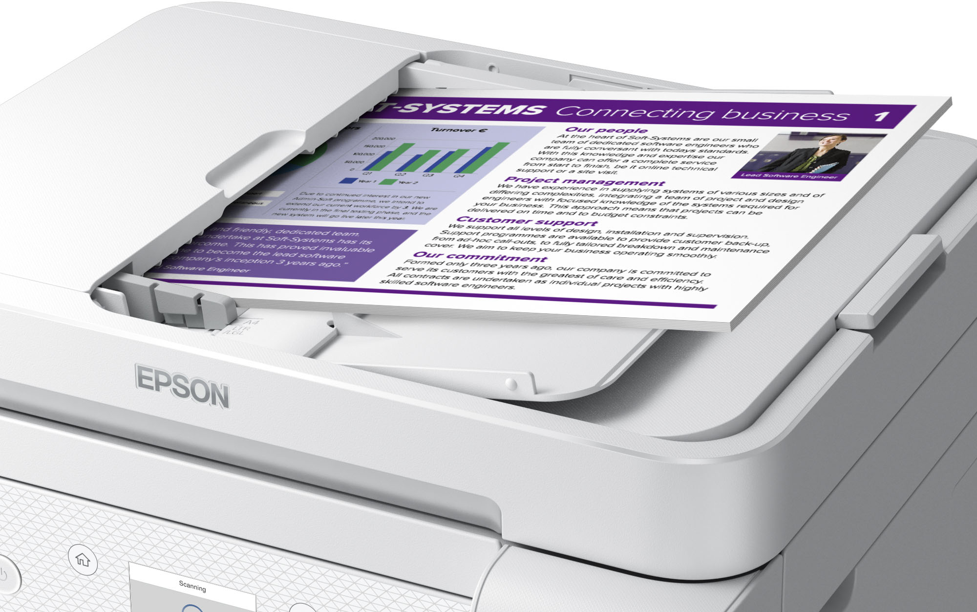Epson EcoTank ET-2850 imprimante à jet d'encre A4 multifonction avec wifi  (3 en 1) Epson