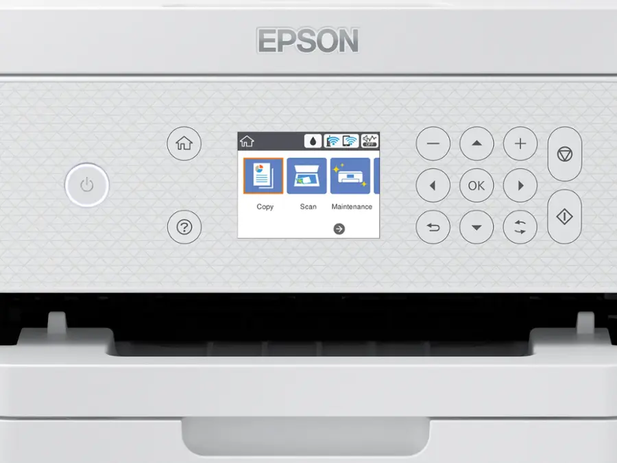 Alt View 17. Epson - EcoTank ET-3830 All-in-One Supertank Inkjet Printer - White.