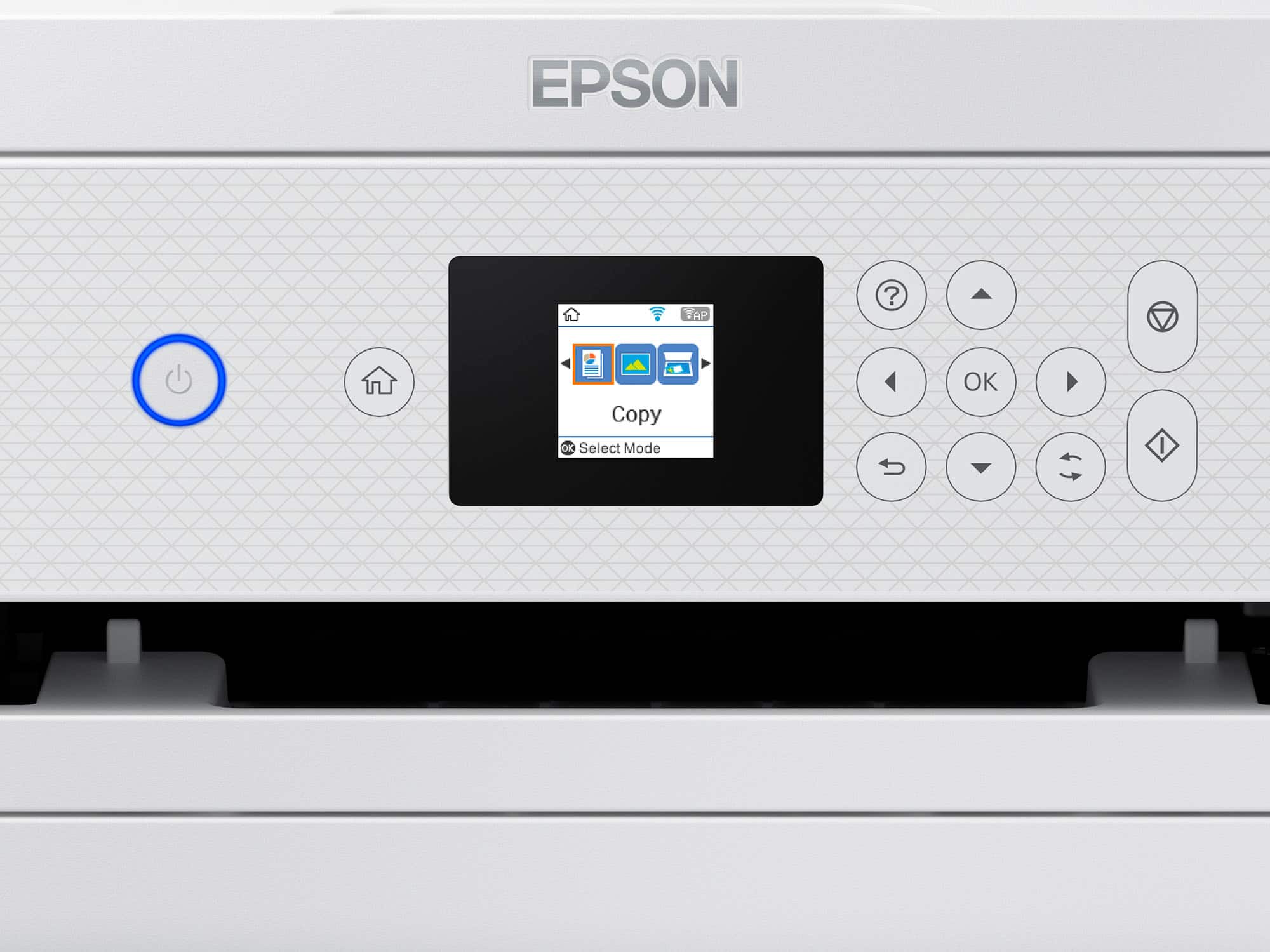 Alt View 19. Epson - EcoTank ET-2850 All-in-One Supertank Inkjet Printer - White.