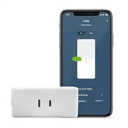 Leviton - Decora Wi-Fi Smart 300W Single Pole Mini Plug-In Dimmer (2nd Gen) - White