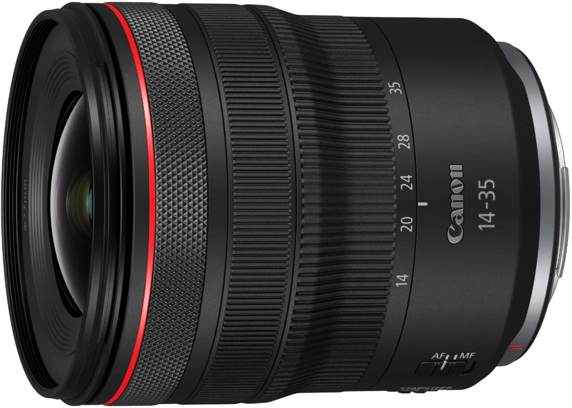 Back. Canon - RF14-35mm F4L IS USM Ultra-Wide-Angle Zoom Lens for EOS R-Series Cameras - Black.