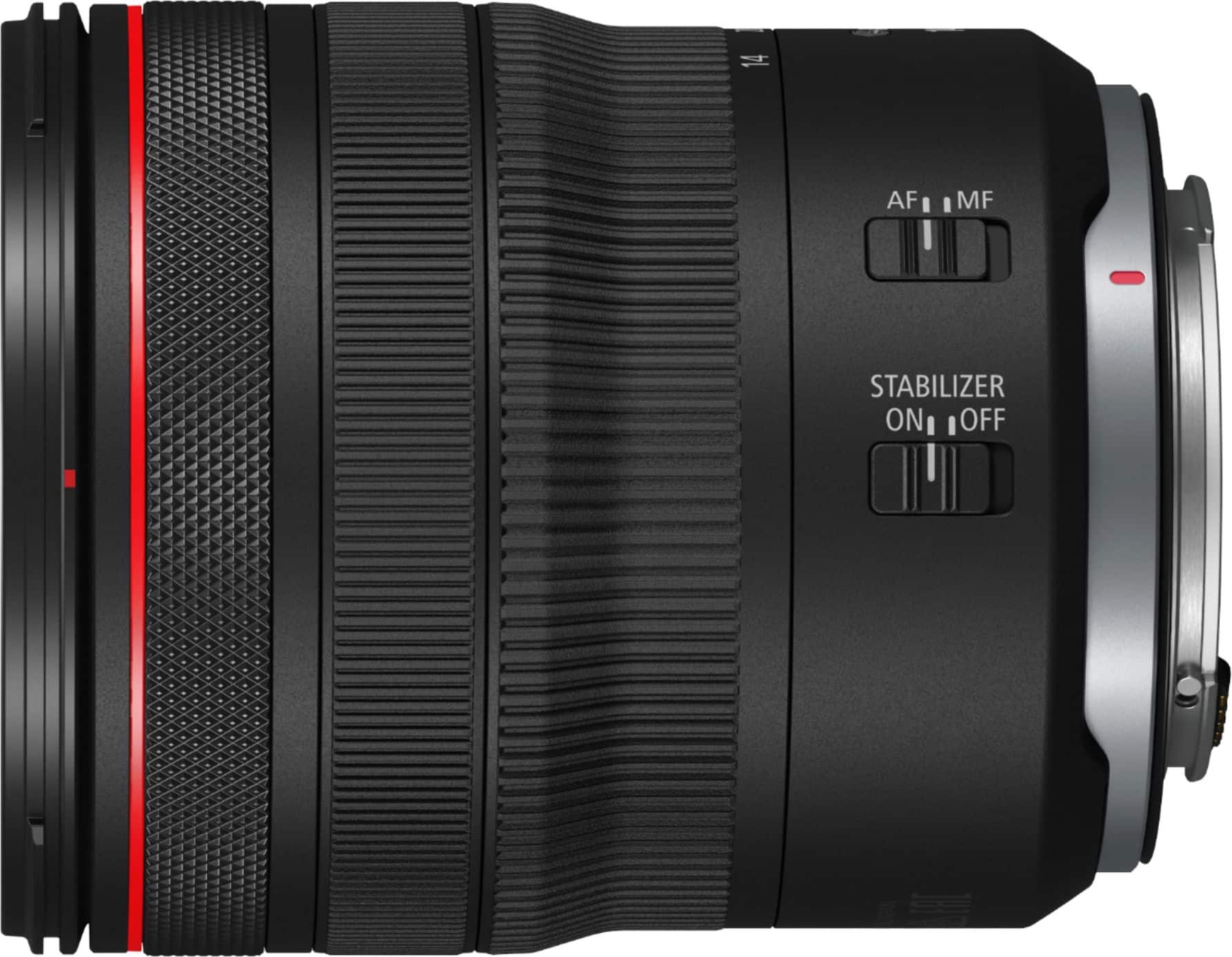 Angle. Canon - RF14-35mm F4L IS USM Ultra-Wide-Angle Zoom Lens for EOS R-Series Cameras - Black.