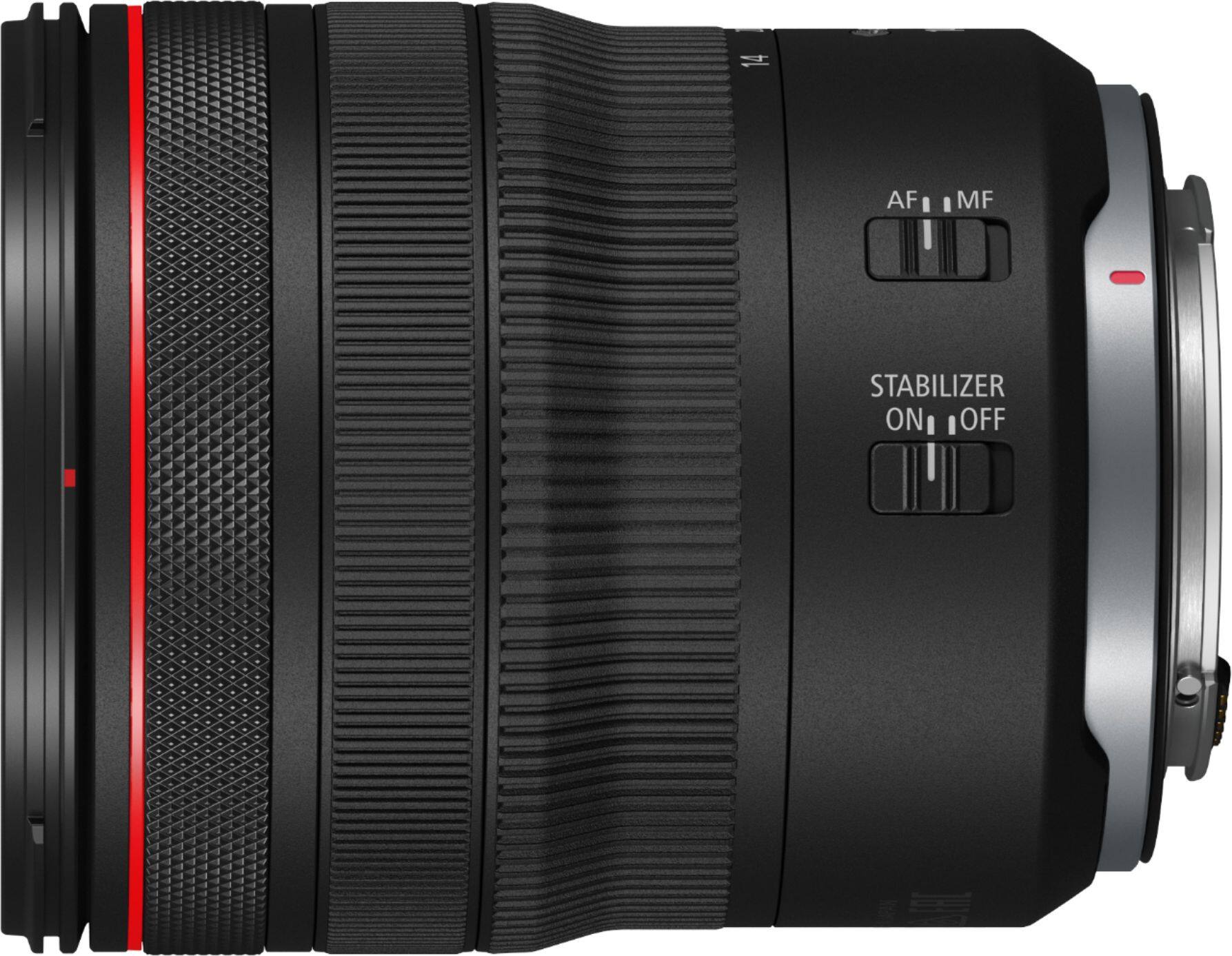 Angle. Canon - RF14-35mm F4L IS USM Ultra-Wide-Angle Zoom Lens for EOS R-Series Cameras - Black.