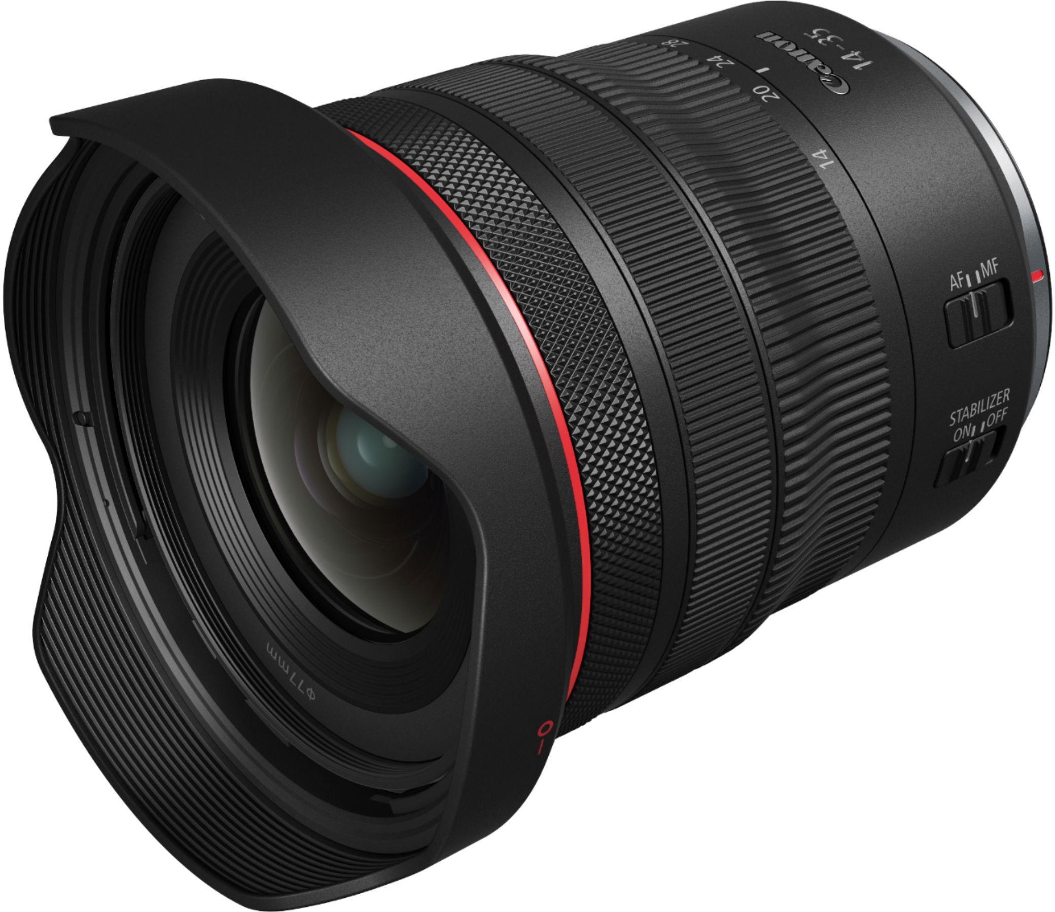 Voorspeller vooroordeel boezem RF 14-35mm f/4L IS USM Ultra-Wide-Angle Zoom Lens for RF Mount Canon  Cameras Black 4857C002 - Best Buy