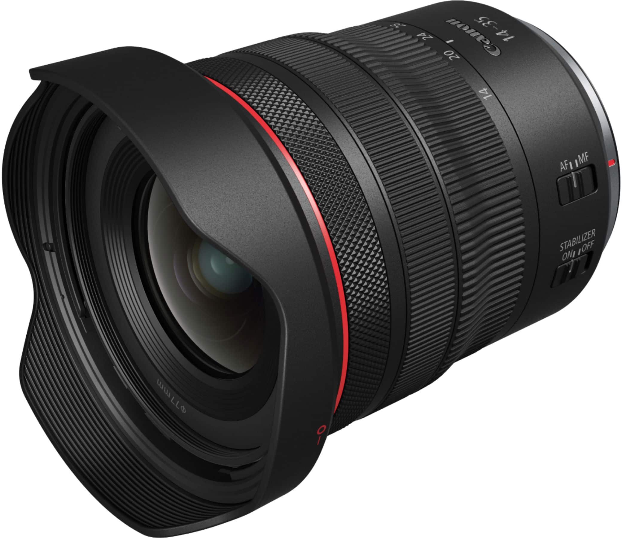Alt View 11. Canon - RF14-35mm F4L IS USM Ultra-Wide-Angle Zoom Lens for EOS R-Series Cameras - Black.