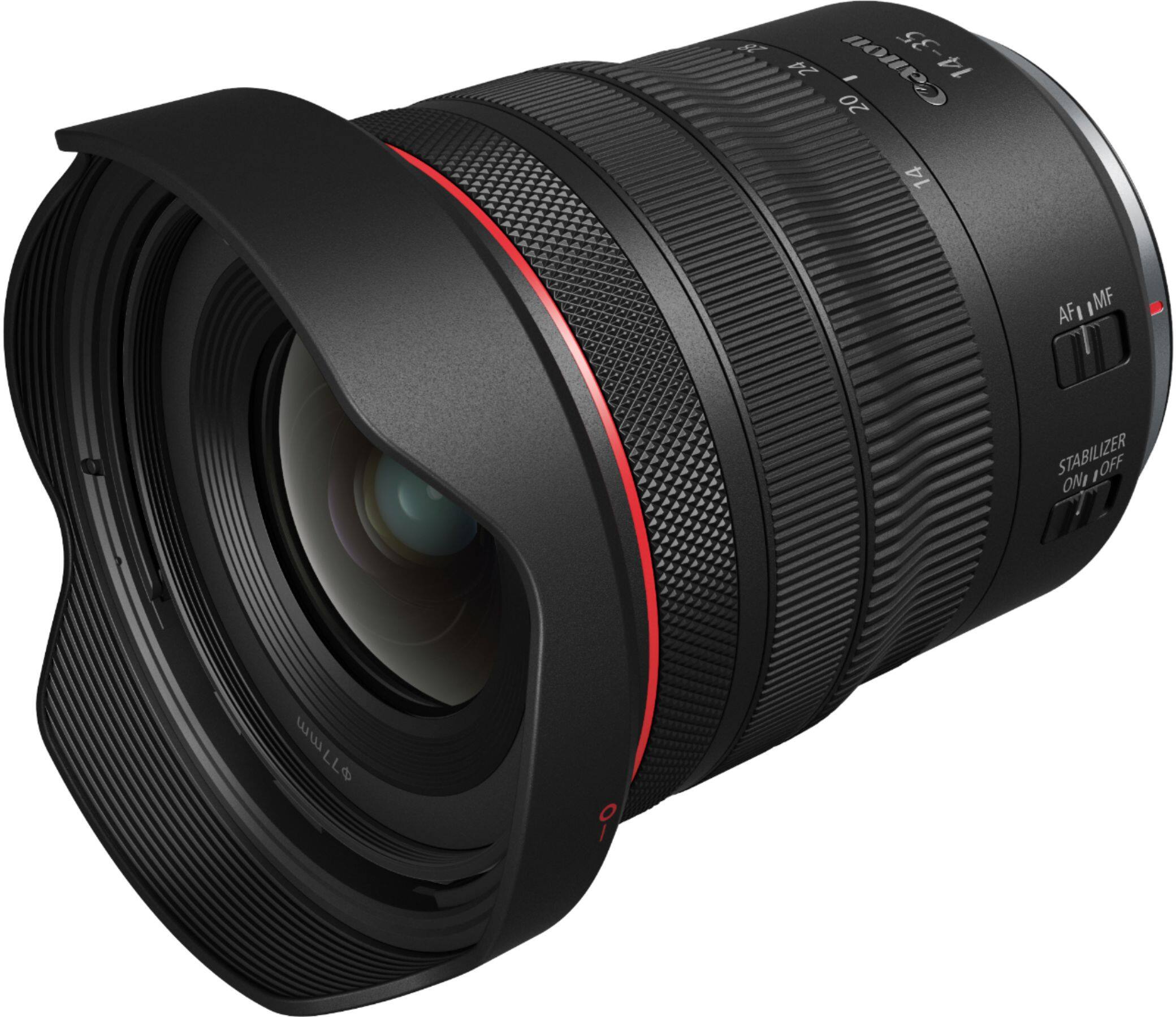 Alt View 11. Canon - RF14-35mm F4L IS USM Ultra-Wide-Angle Zoom Lens for EOS R-Series Cameras - Black.
