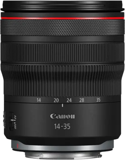Canon - RF14-35mm F4L IS USM Ultra-Wide-Angle Zoom Lens for EOS R-Series Cameras - Black