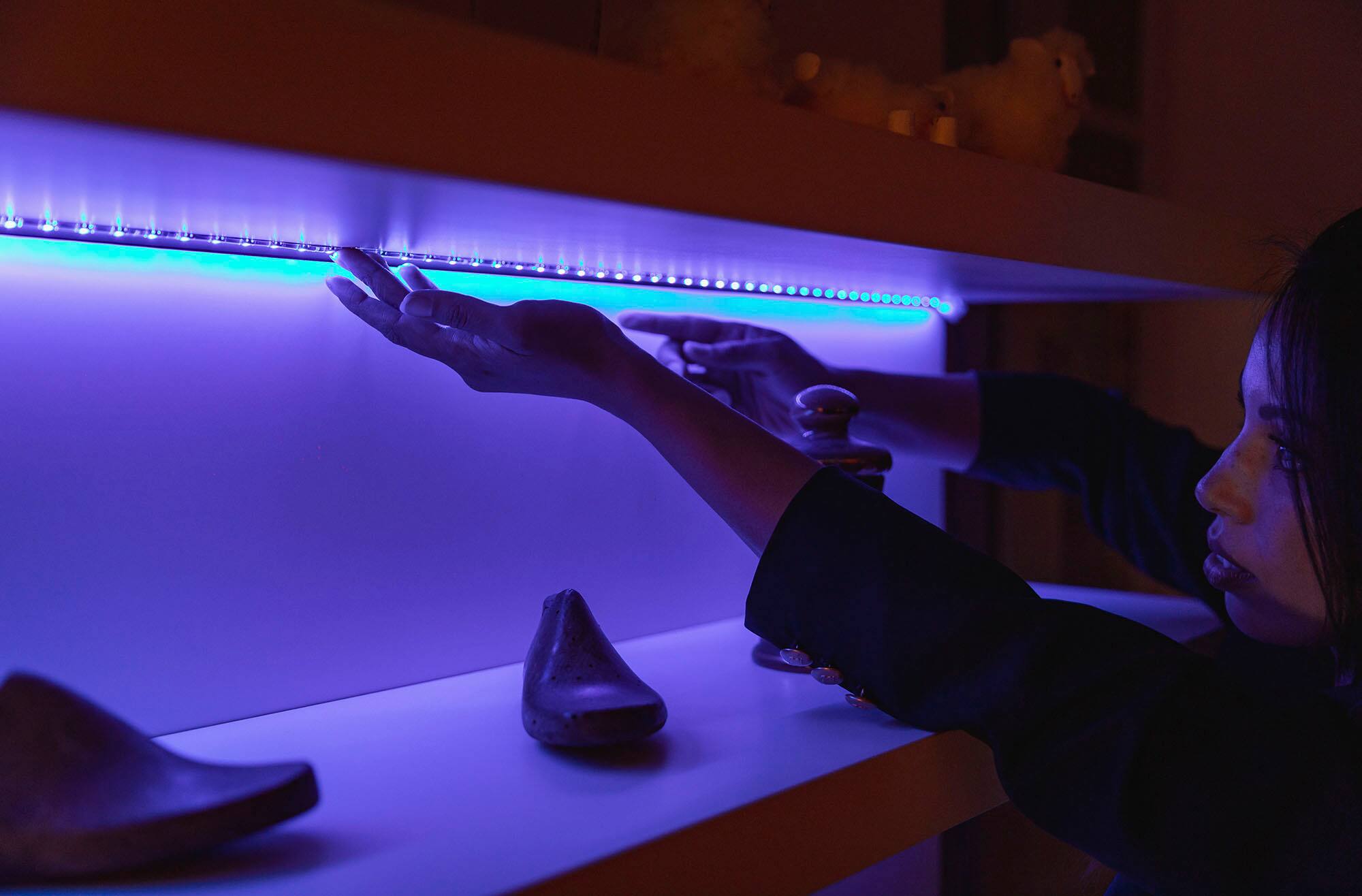 Alt View 19. Twinkly - Smart Light Strip-Line 100 RGB LED Gen II Starter Kit - Black.