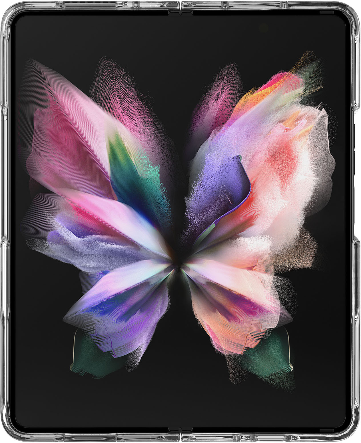 LV Bape Samsung Galaxy Z Fold 3 5G Clear Case