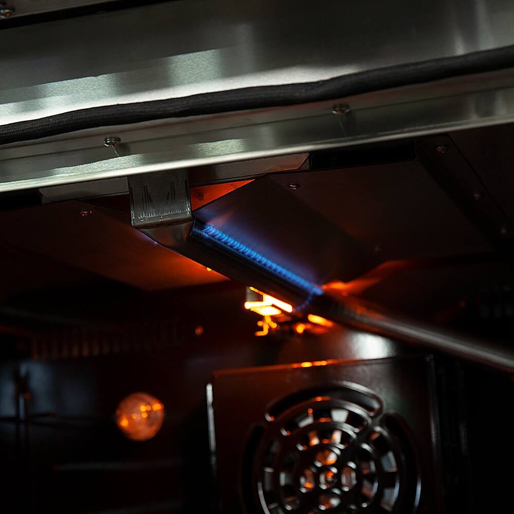 Alt View 16. Forno Appliances - Galiano Alta Qualita 5.36 Cu. Ft. Freestanding Gas Range with Convection Oven - Stainless Steel.