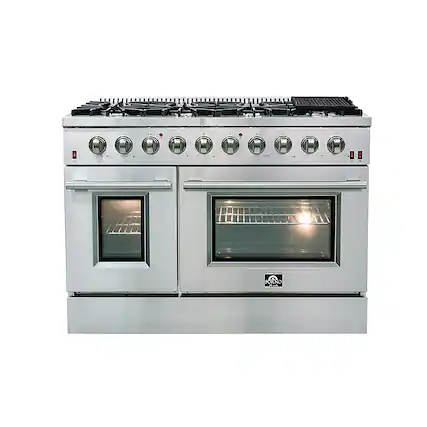 Forno Appliances - Galiano 6.58 Cu. Ft. Freestanding Gas Range with Convection Oven - Stainless Steel