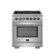 Front Zoom. Forno Appliances - Capriasca Alta Qualita 4.32 Cu. Ft. Freestanding Dual Fuel Range with Convection Oven - Silver.