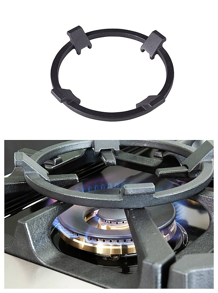 Alt View 16. Forno Appliances - Capriasca Alta Qualita 6.58 Cu. Ft. Freestanding Double Oven Gas Range with Convection Ovens - Stainless Steel.