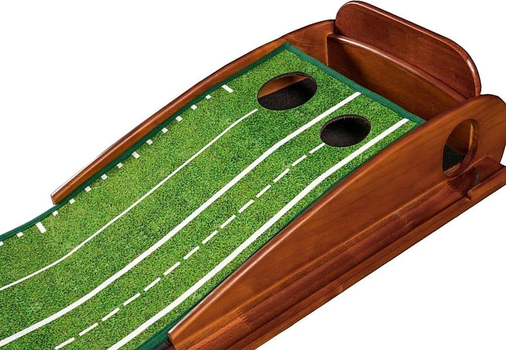Angle View: Perfect Practice Golf Putting Mat XL Edition