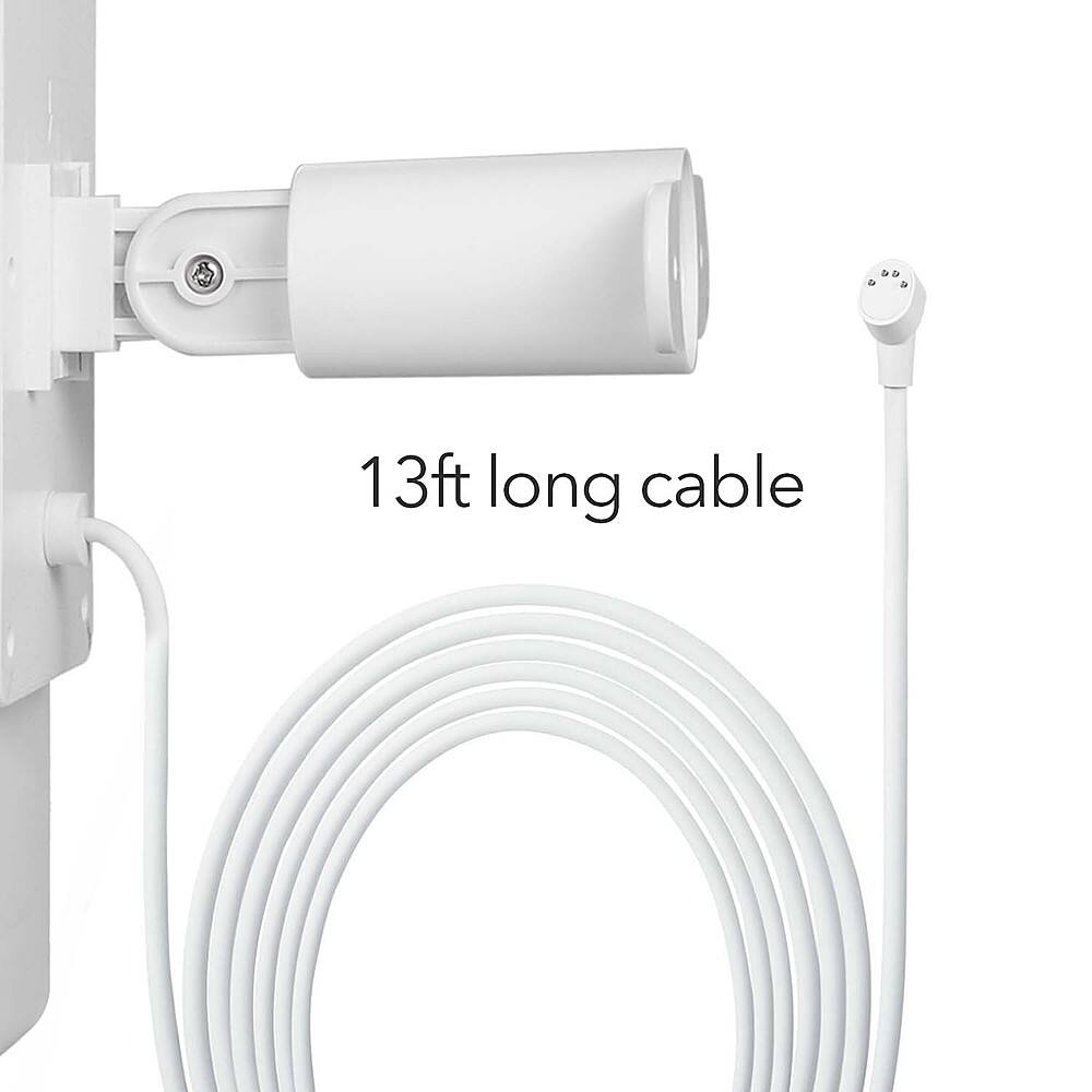 Alt View 12. Wasserstein - Google Nest Cam Premium Solar Panel - White.