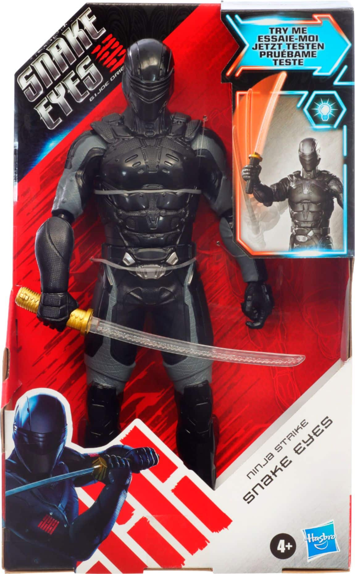 🔥SNAKE EYES Ninja Strike 🔥 GI Joe Origins Hasbro 12-Inch Action