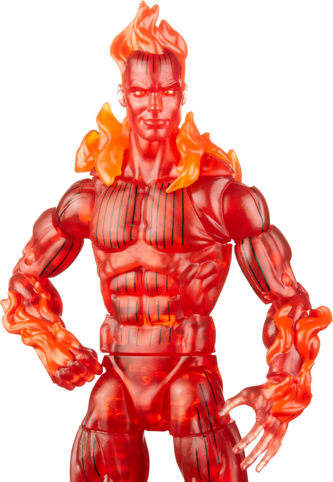 Alt View 12. Marvel - Legends Series Retro Fantastic Four The Human Torch.