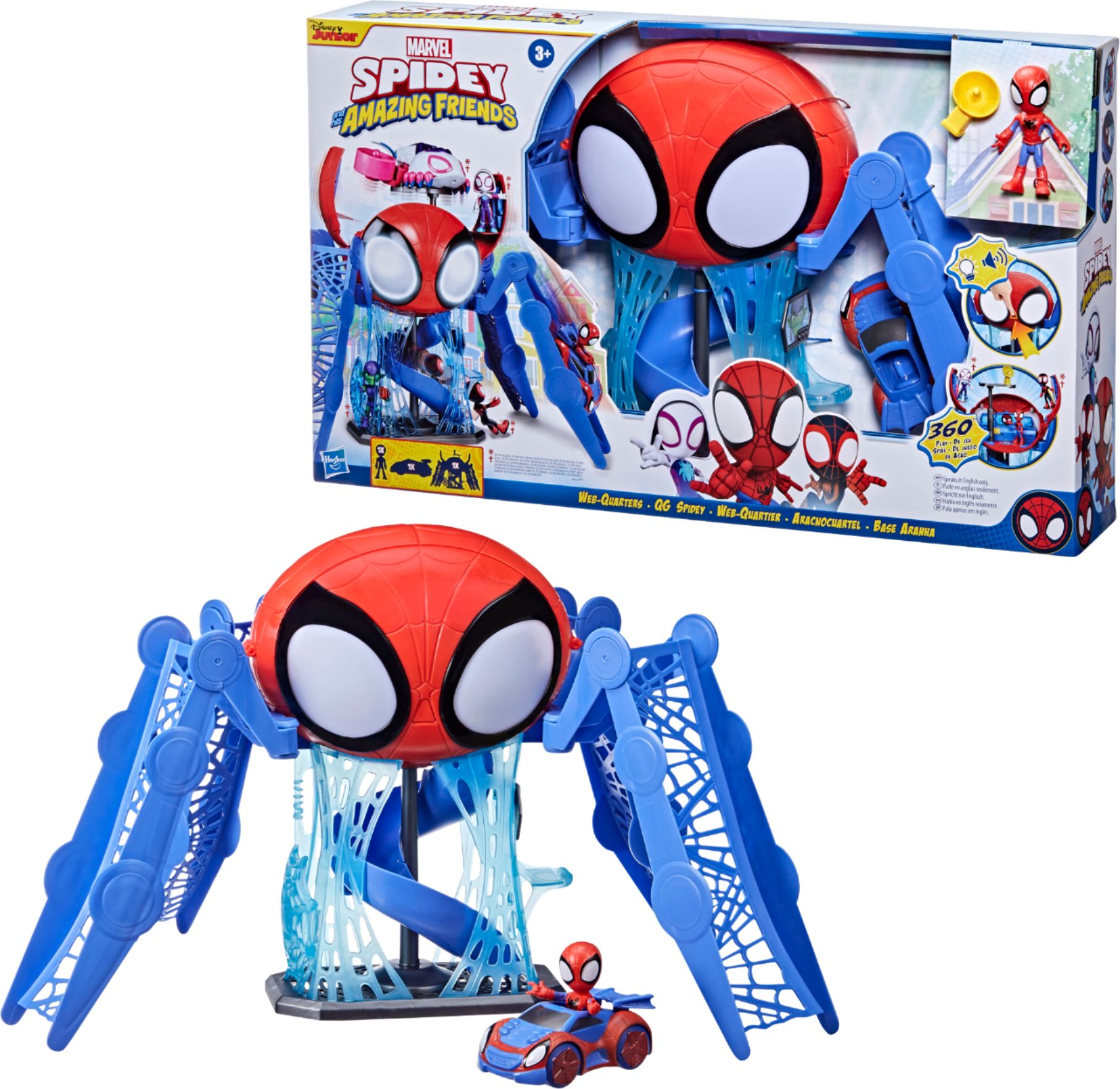 Best Buy: Hasbro Spidey and His Amazing Friends Web-Quarters Playset F1461