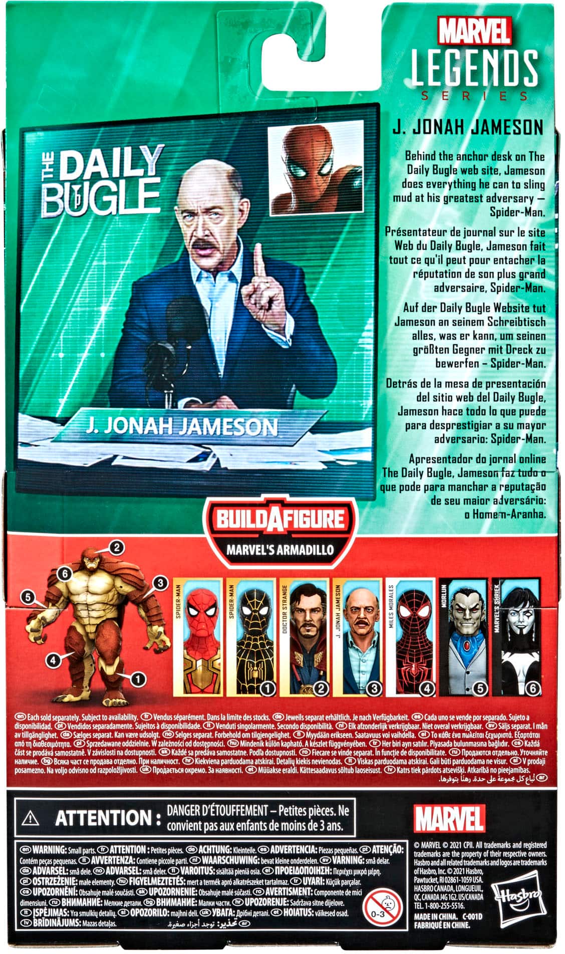 Alt View 12. Marvel - Legends Series J. Jonah Jameson.