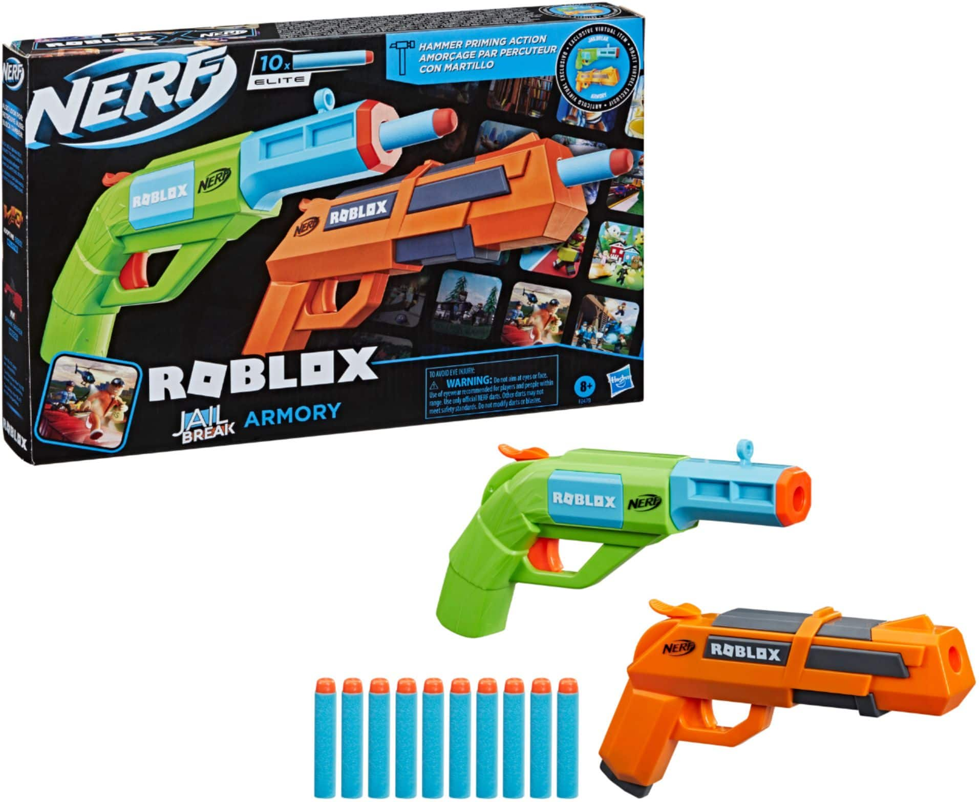 Best Buy: Nerf Roblox Jailbreak: Armory Blaster 2-Pack F2479