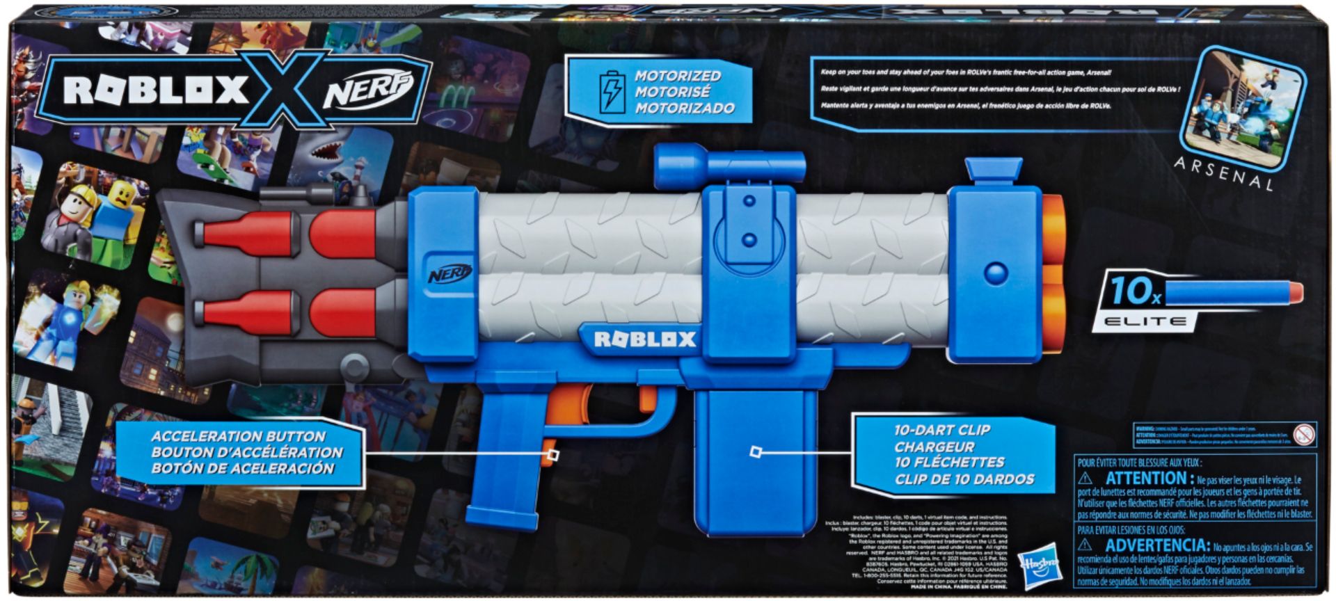Nerf Roblox Arsenal: Pulse Laser Lançador - Hasbro F2485