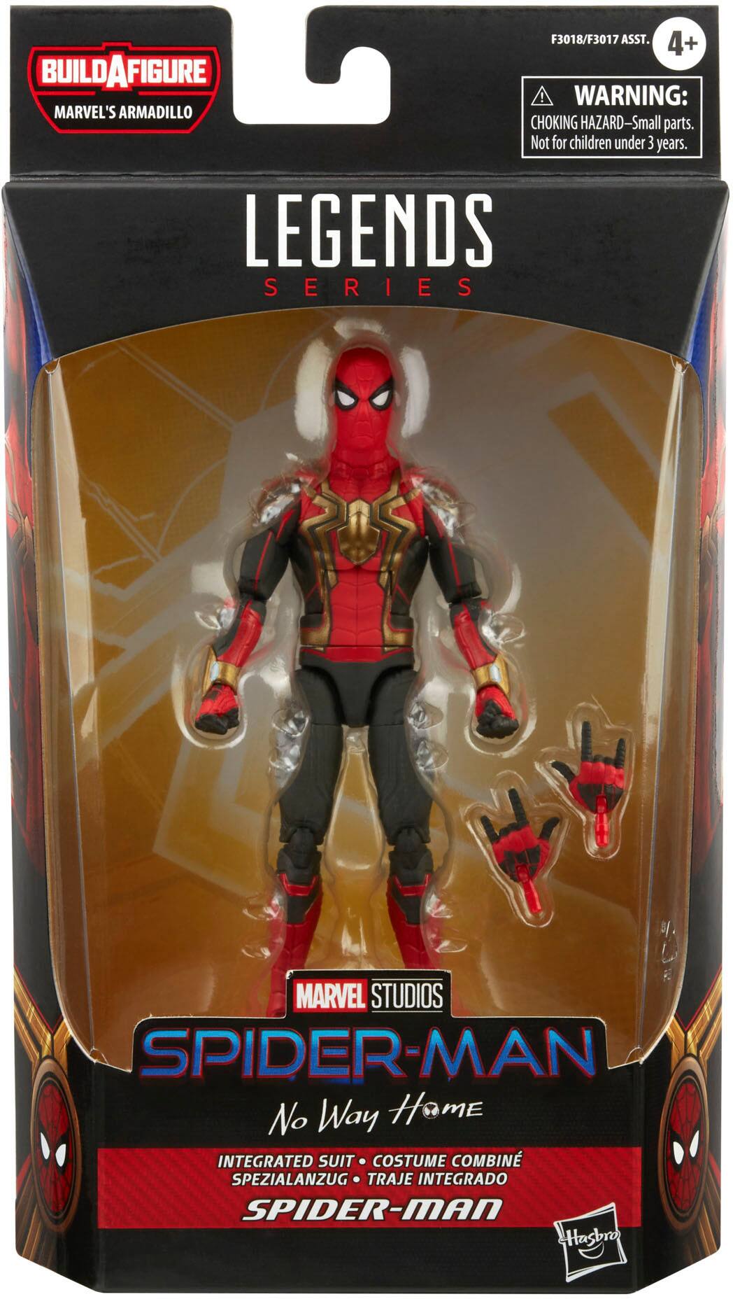 Front. Marvel - Legends Series Integrated Suit Spider-Man.