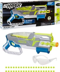 Nerf - Hyper Siege-50 Pump-Action Blaster and 40 Hyper Rounds - Front_Zoom