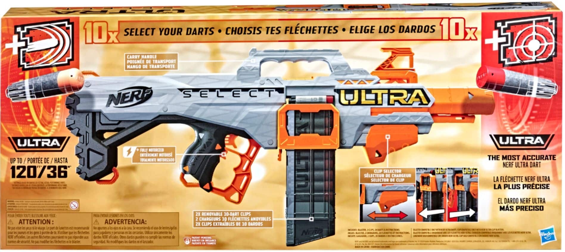 Best Buy Nerf Ultra Select Fully Motorized Blaster F0958